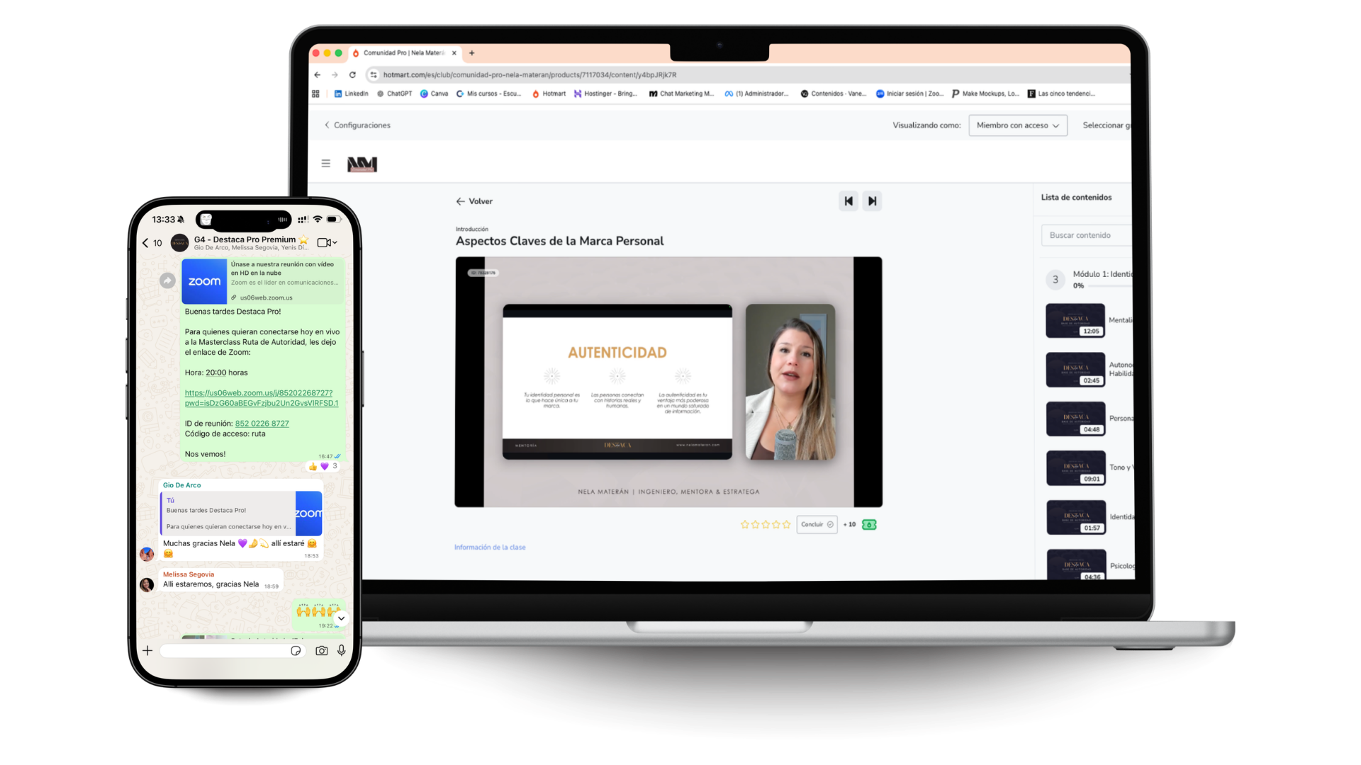 Plataforma y comunidad Destaca Pro Premium